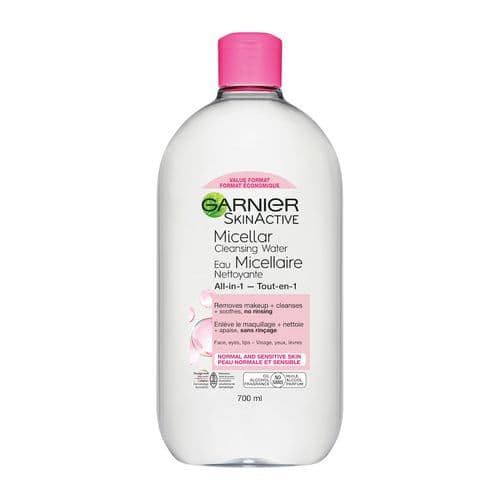 Eau micellaire nettoyante pour peaux sensibles GARNIER 700ml
